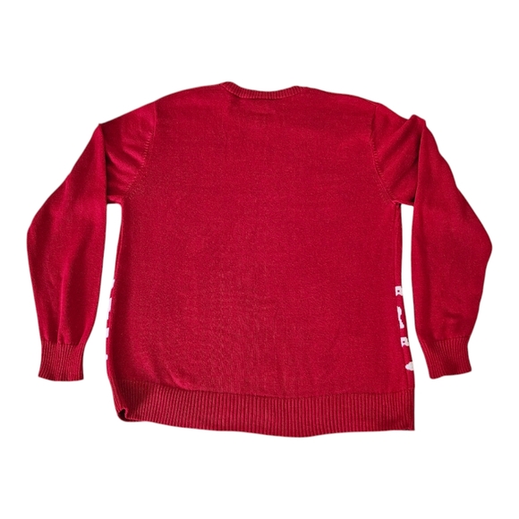 Star Wars Darth Vader Men's Christmas Sweater Size XL Red White Christmas Party - Picture 2 of 11